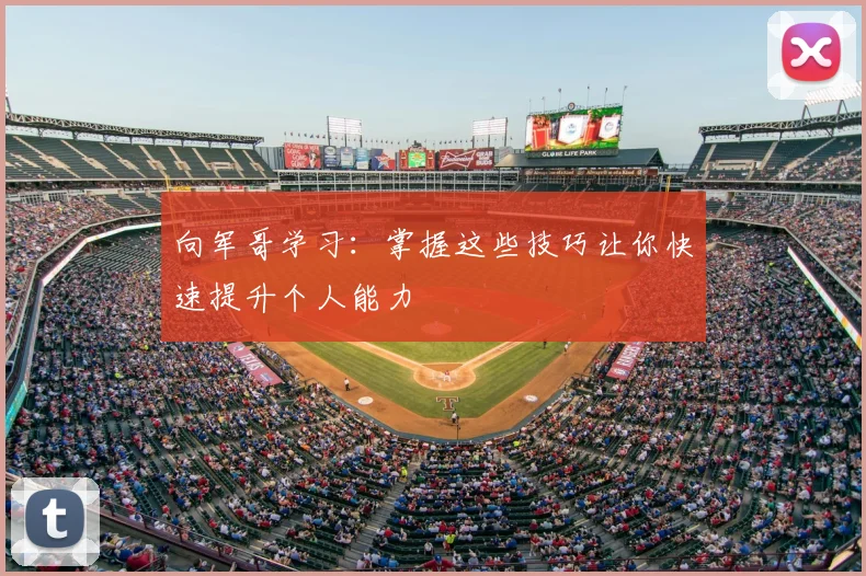 向军哥学习：掌握这些技巧让你快速提升个人能力